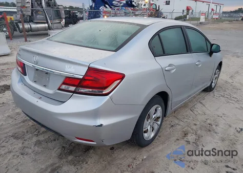 2013 Honda Civic Lx from USA, damaged, VIN 2HGFB2F53DH595903